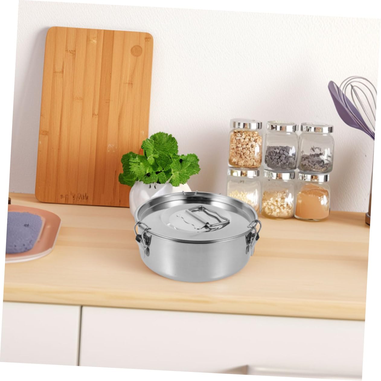 Toddmomy Accesorio Para Flanera Molde Con Tapa Para Hacer Flan y Hornear Pasteles