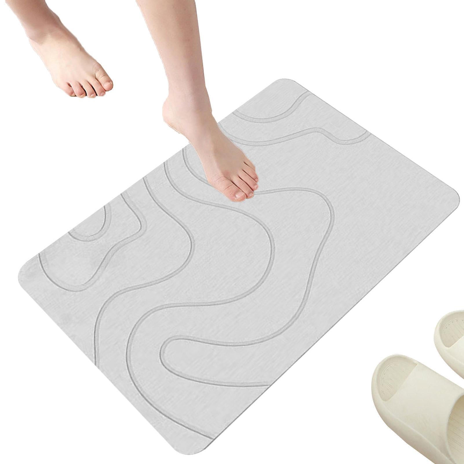 Tapis diatomite absorbant et séchage rapide pour sol lavable de maison