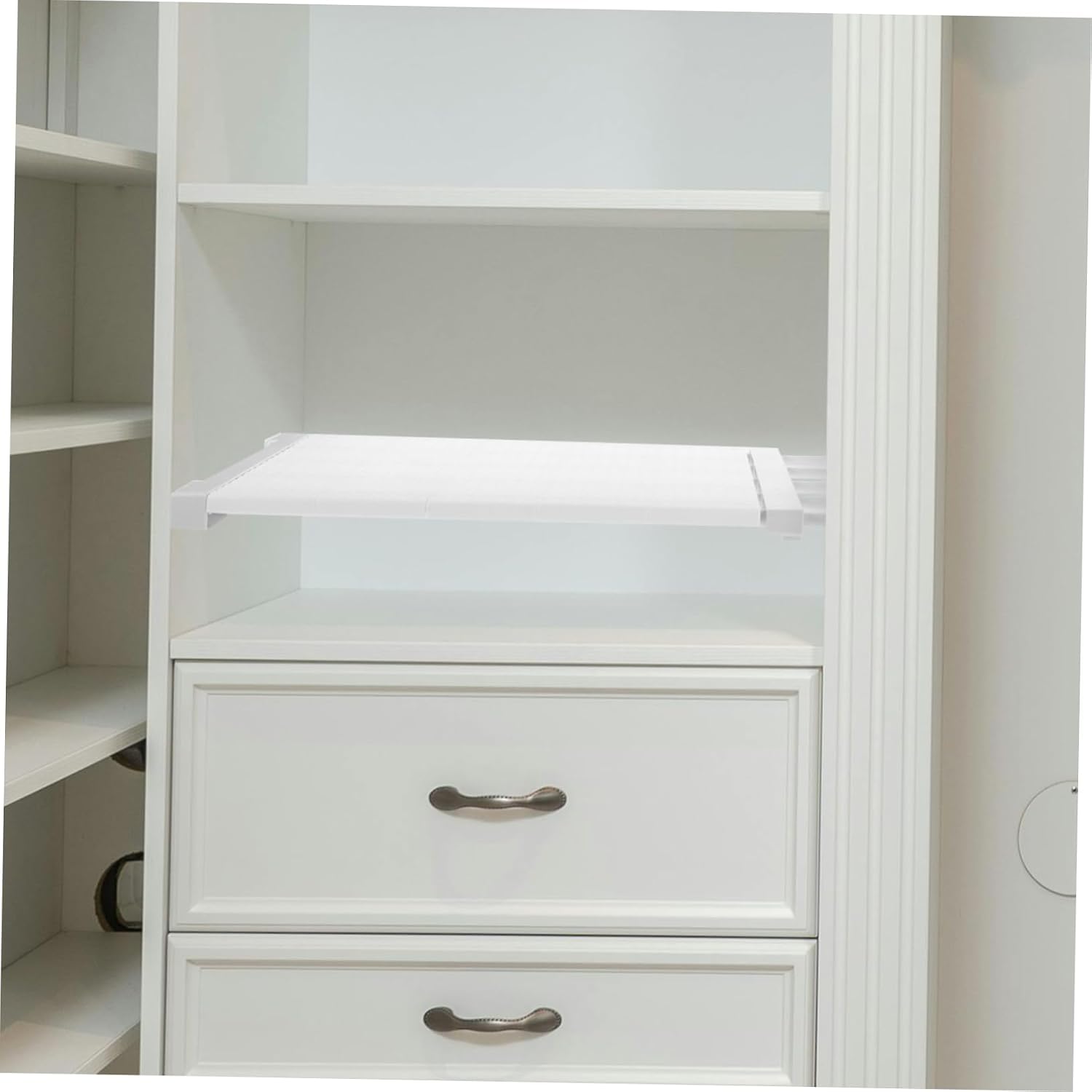 Expandable Storage Rack Closet Organizer Shelves Wardrobe Shelf Divider