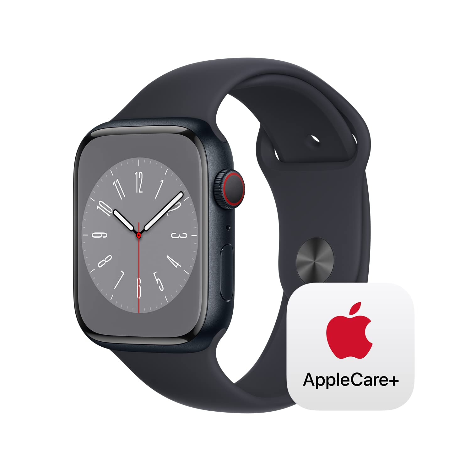 Apple Watch Series 8 [GPS + Cellular 45mm] Smart Watch w/ Midn 