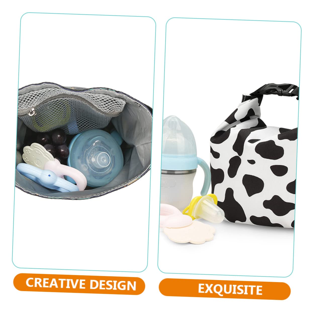 Abaodam 4 Pz custodia per biberon scaldabiberon portatile borsa da viaggio portatile sacchetti per bottiglie sacchetti bottiglie borse termiche portabottiglie borsa termica per biberon