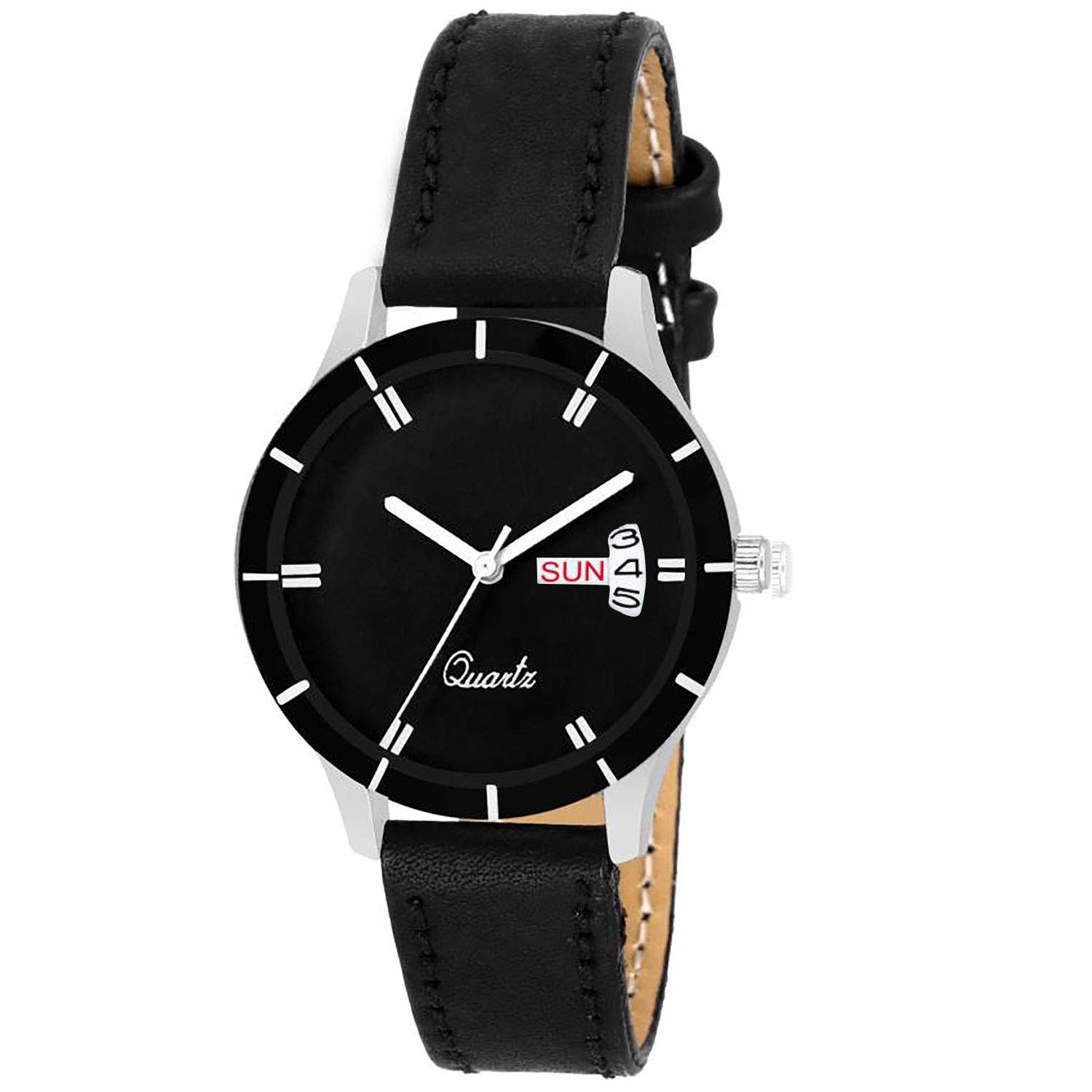 The Shopoholic Analogue Black Day Date Dial Watches for Women(Wat-605-Day Dat Black) (B07JN42Y9F) Amazon Price History, Amazon Price Tracker