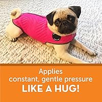 Vista 4 de Chaqueta de ansiedad deportiva para perro, Fucsia