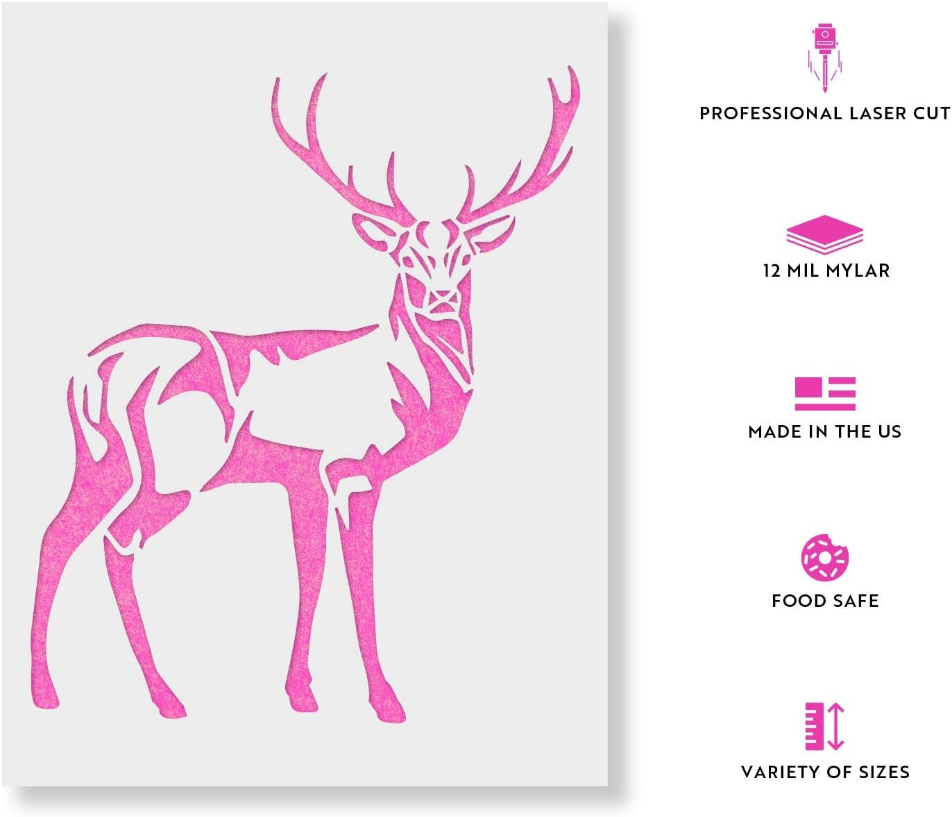 Deer Stencil - DIY Deer Print