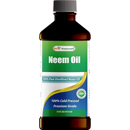 Best Naturals 100% Pure Cold-Pressed Neem Oil