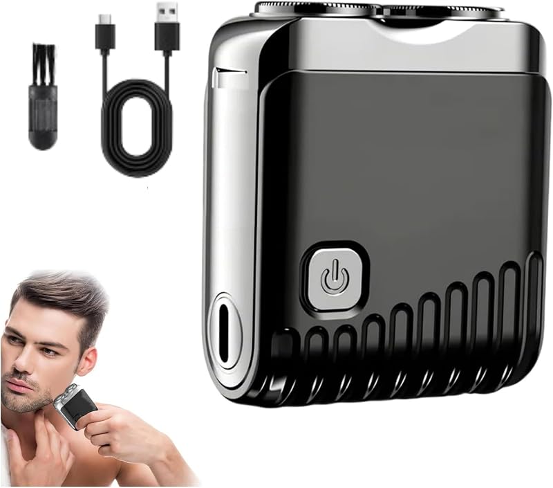 Aparador elétrico portátil Generic com duas cabeças, motor de 10.000 RPM e USB