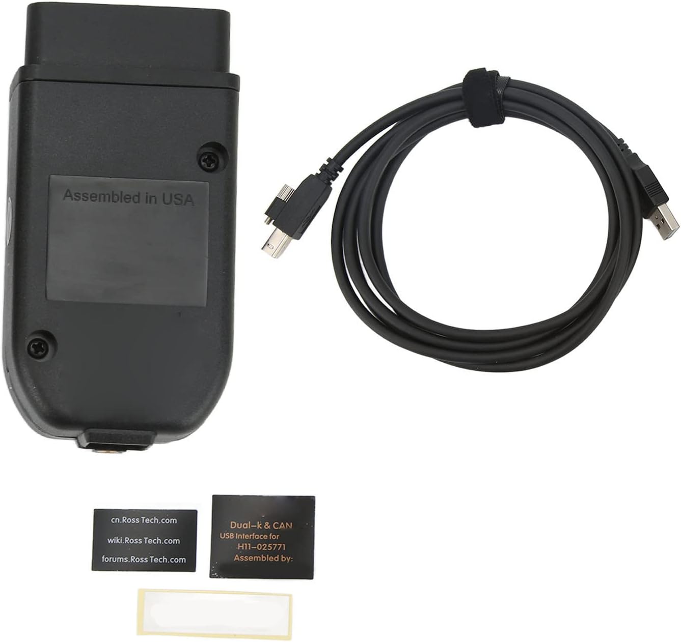 Car Diagnostic Tool, Plug and Play Coding VAS 5054A V21.9 to HEX V2 Diagnostic Cable for Cars From 1996 to 2022 (English and Spanish)