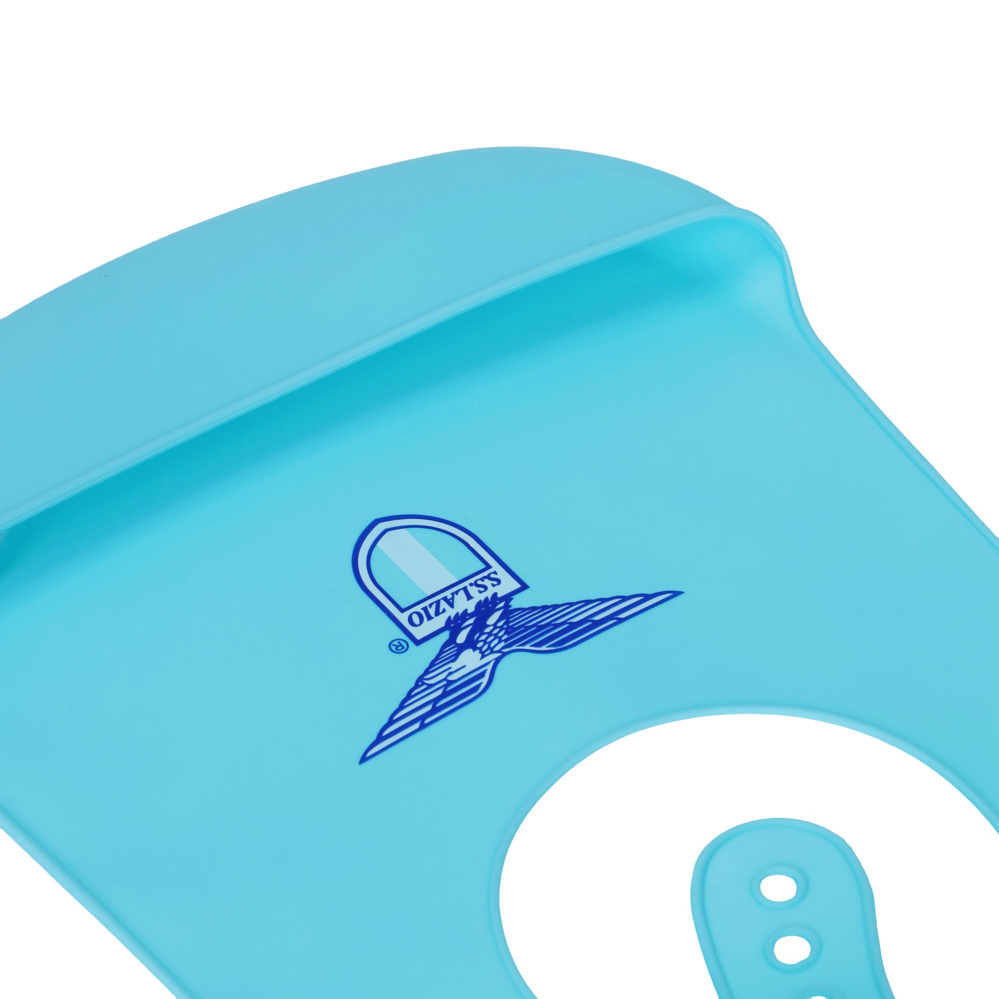 SS Lazio Bavaglino silicone, prodotto ufficiale, tasca raccogli pappa per bambini e neonati, regolabile