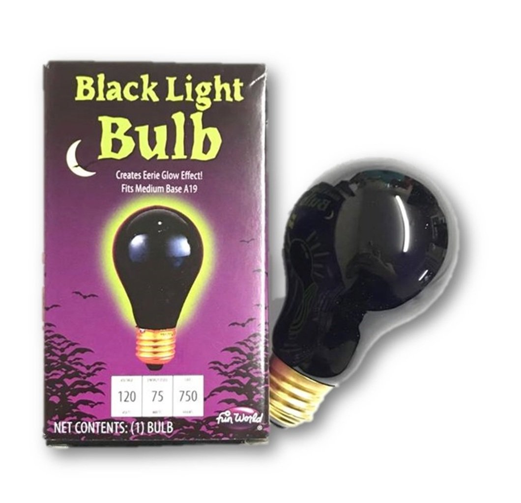 Fun World 8871ace Black Light Bulb, 75 Watts - Amazon.com