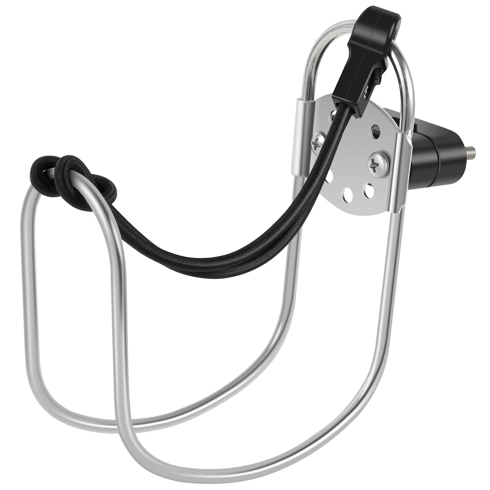 Foribyw Horseshoe Lifebuoy Holder Kit 316 Stainless Steel Ship Lifebuoy Bracket Angle Adjustable Canoe Ring Bracket Portable for Marine Boat Ship