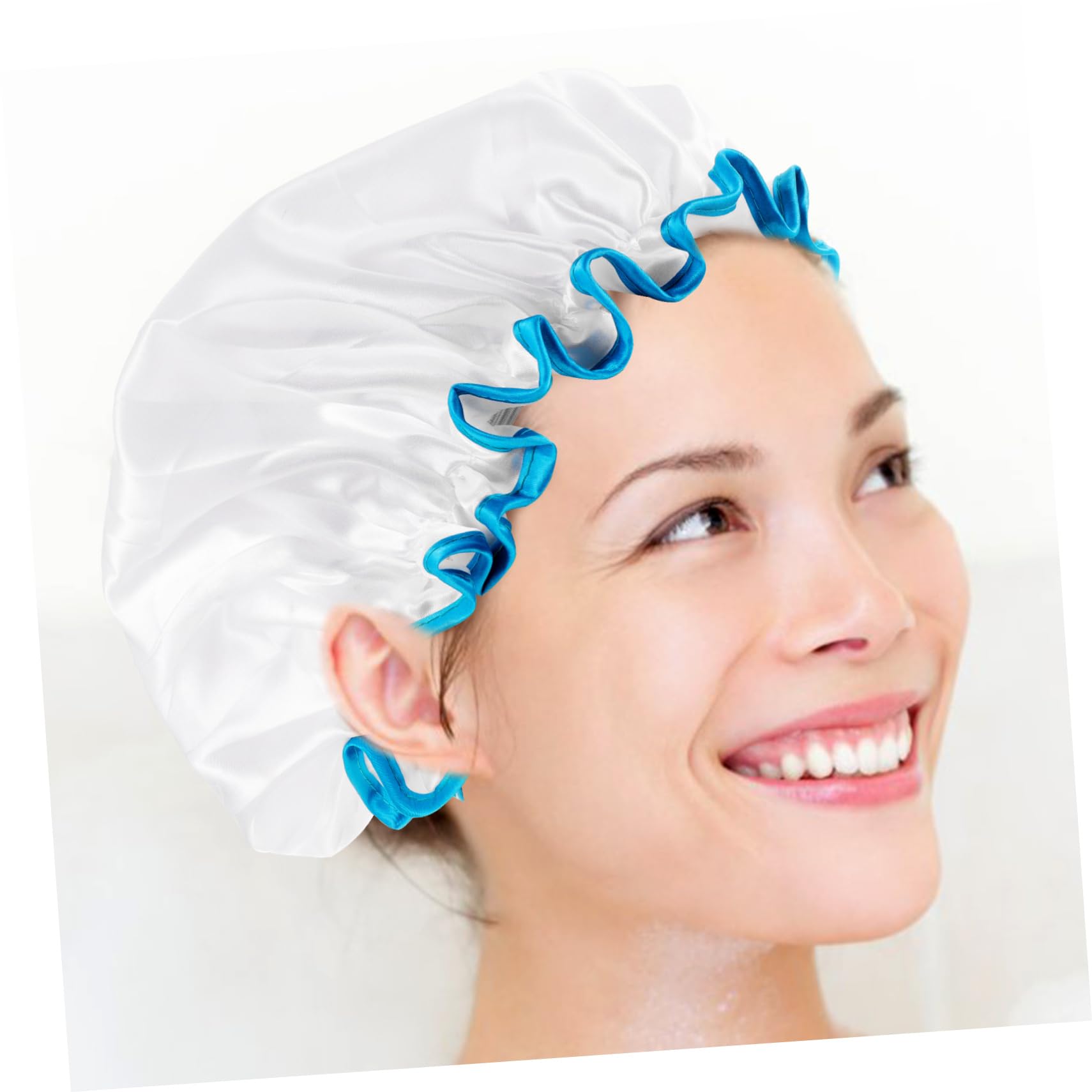 FOMIYES 2 Juegos de Gorros de Reutilizables para Mujer Cubrecabello Elástico para Baño Salones de Belleza Lavado Facial 4 Unidades