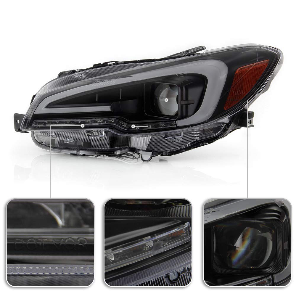 VIPMOTOZ OEスタイル VIPMOTOZ ブラック スモーク OEスタイル ヘッド