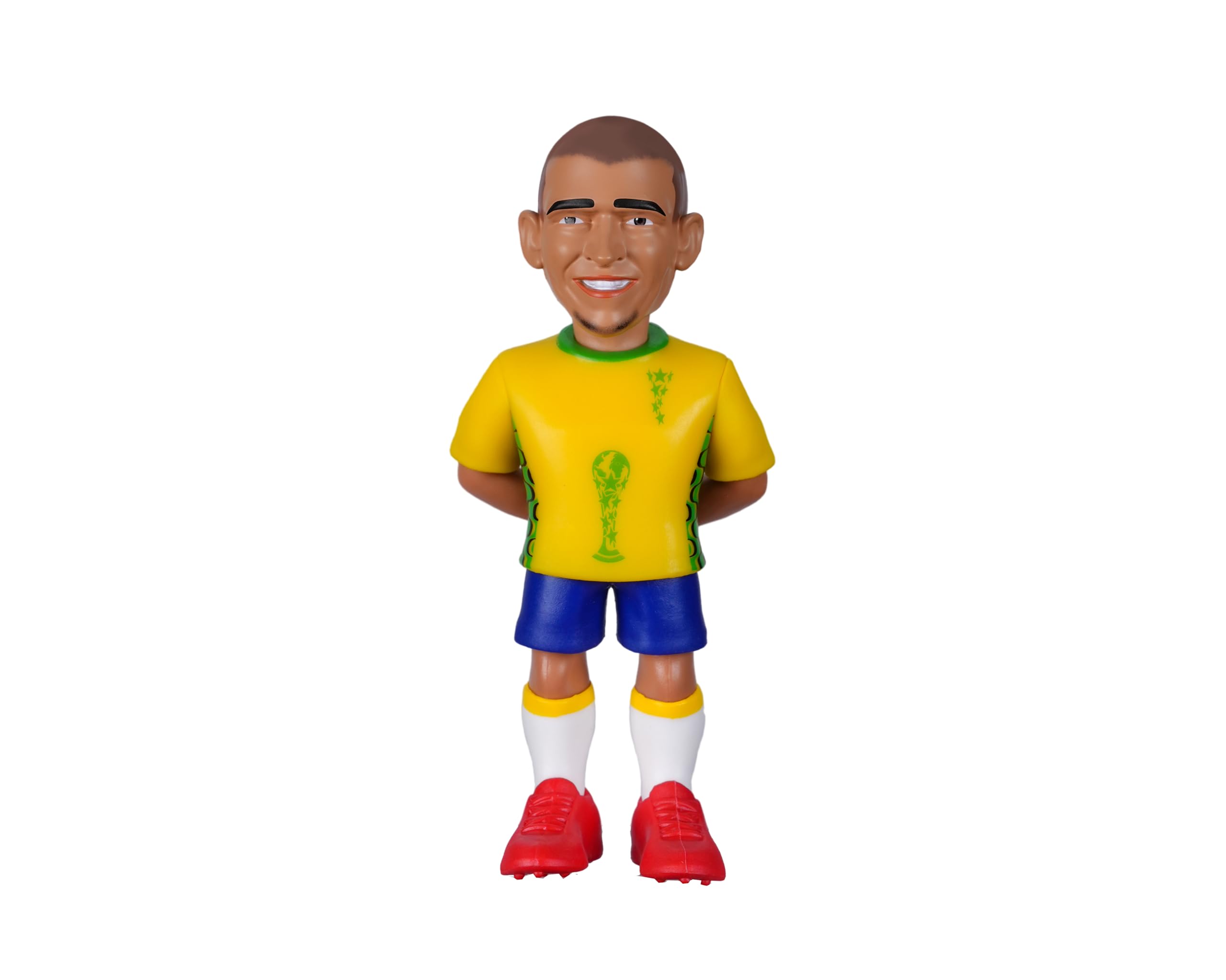 MINIX - Football Legends - Coppa del Mondo di Leggende #119 - Brasile - Roberto Carlos - Personaggio da collezione 12 cm