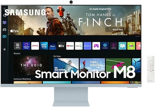 SAMSUNG Monitor inteligente 4K UHD de 32 pulgadas serie M8 y transmisión de TV (renovado)