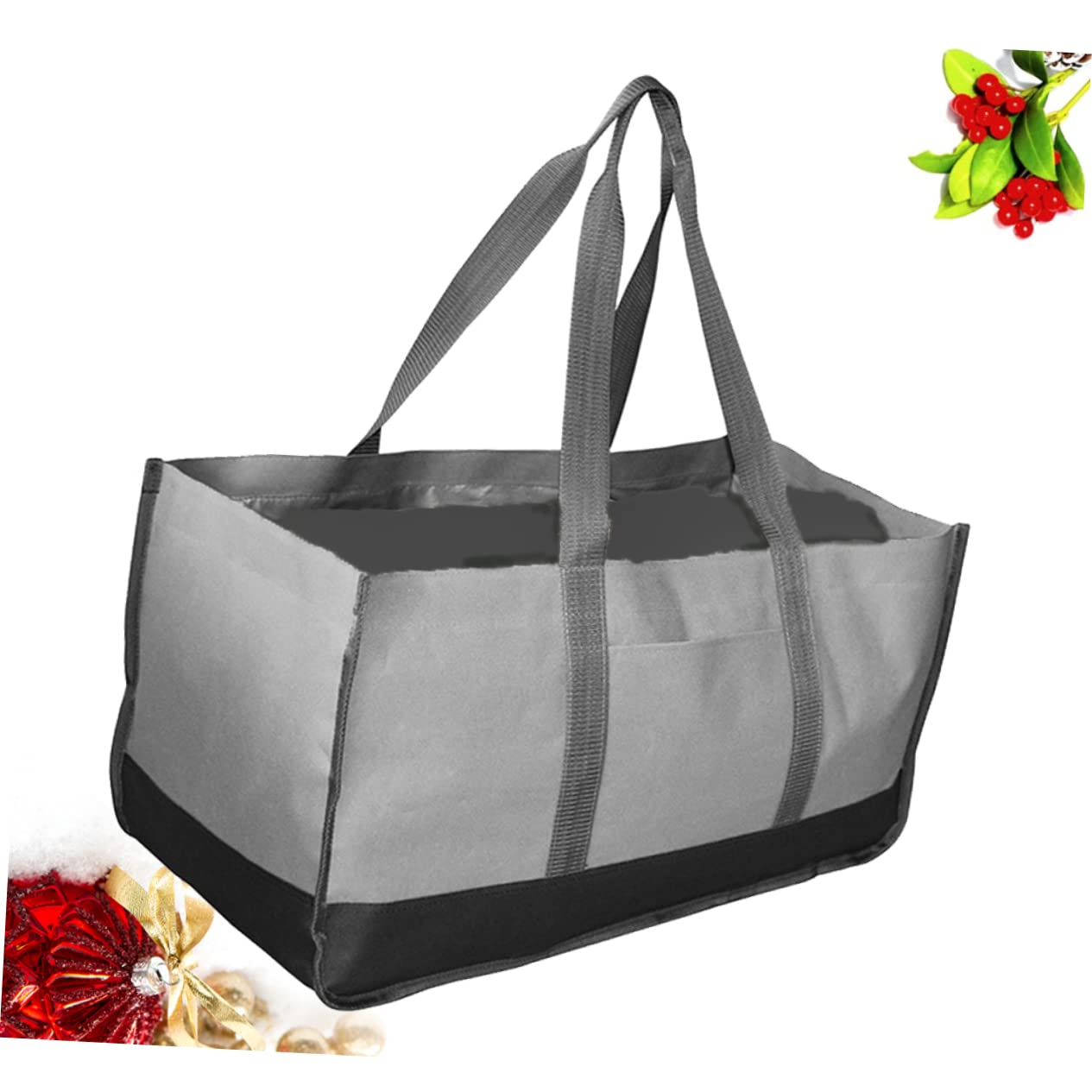 VICASKY 1pezzi Borsa per Legna da Ardere Portatile Borsa per Tronchi di Grande Capacità Cesto per Legna da Ardere Resistente e Multifunzionale per Conservazione e Trasporto