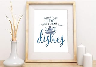 When I said"I Do" Word Art Wall Art Digital Print Minimal Picture Poster Valentines Anniversary Wedding Birthday Home Decor