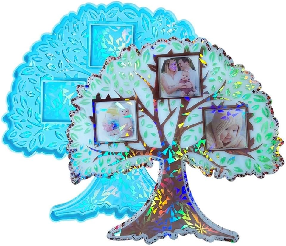 Diyのフォトフレームのシリコンモールド レジン型 UVレジン用 エポキシ樹脂ジュエリー作り 長方形 ホワイト 180x130x9mm  内径：175x125mmの通販 - PandaHall（パンダホール） フォトフレーム用樹脂モールド 大型ツリー シリコン型 写真フレーム エポキシ鋳造型 壁 デスクトップ オーナメント クラフト