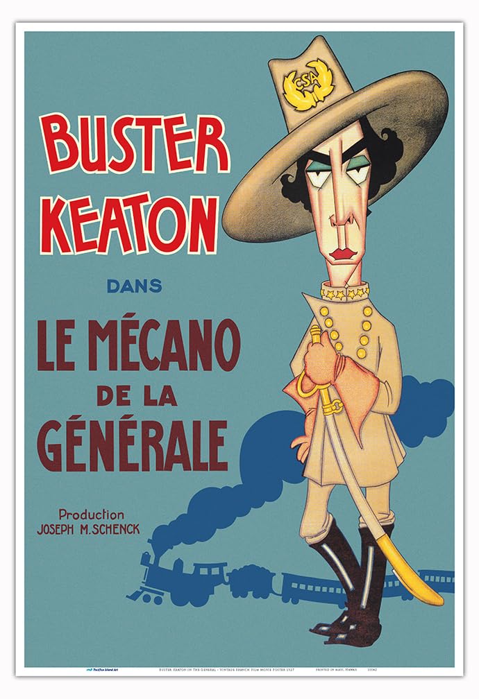 Portrait Photo Buster Keaton - Le Général - Impression 13x19 Pouces Sous Licence