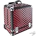 Produktbild TecTake Kosmetikkoffer Trolley Schminkkoffer Beauty Case Hartschale Schmuckkoffer Friseurkoffer - Diverse Farben - (Weinrot)