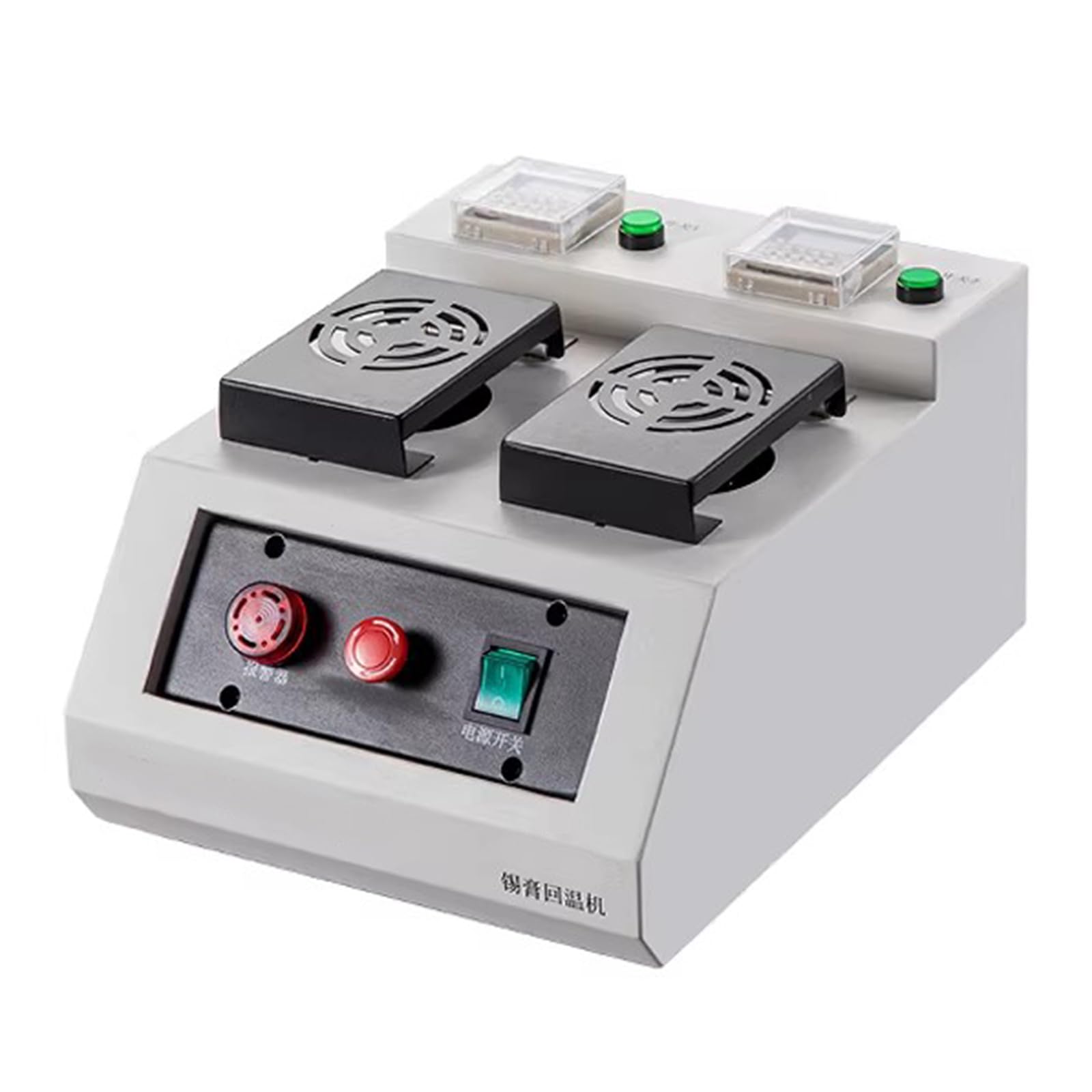 Caja de recalentamiento de pasta de soldadura, máquina de recalentamiento de pegamento SMT con bloqueo temporizado y alarma, control de temperatura para SMT, uso automotriz e industrial