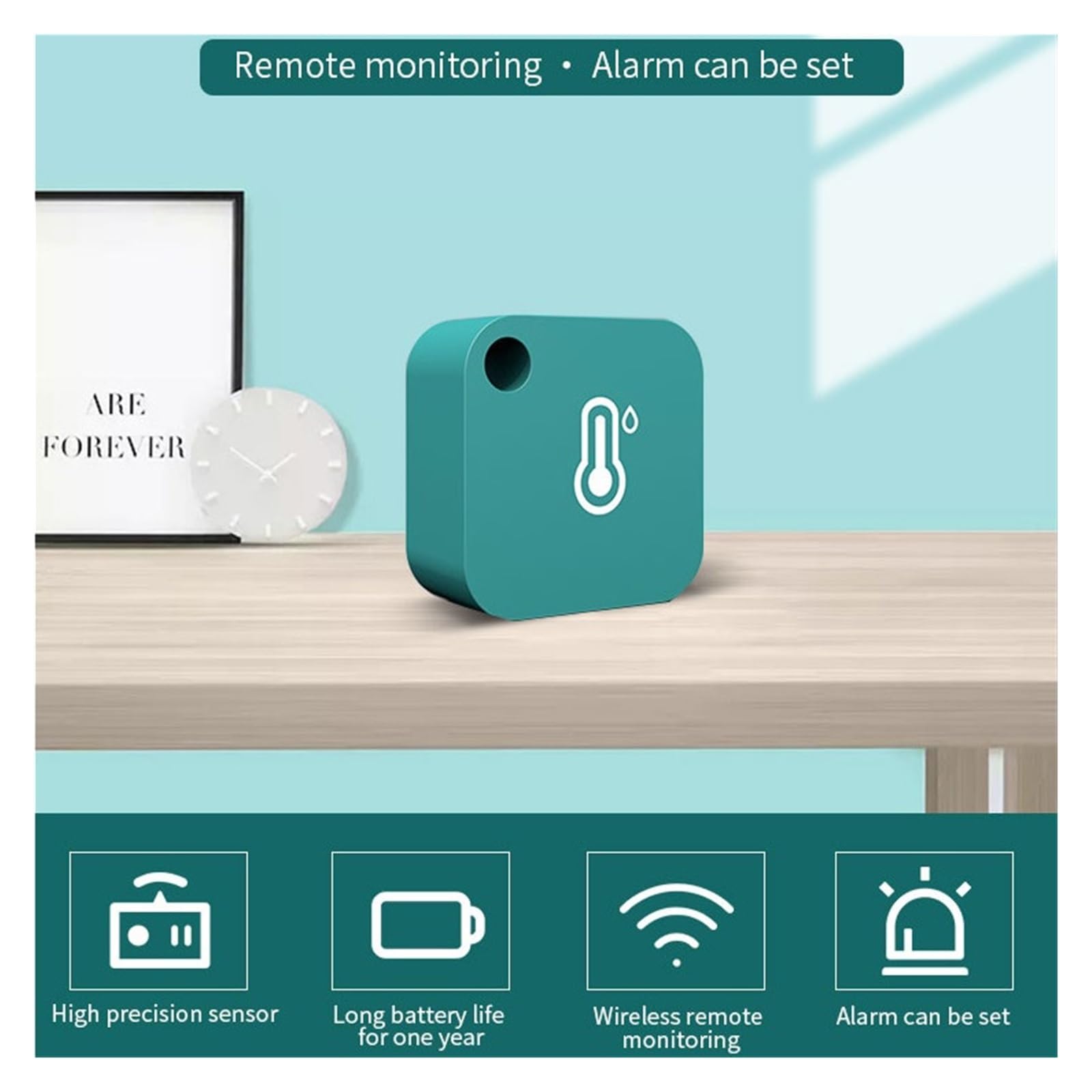 Termohigrometr Monitorowanie Czujnika Temperatury Wifi Bezprzewodowy Termometr Bluetooth Higrometr Zdalny Monitor Aplikacja Ostrzegająca O Aplikacji Do Lodówki