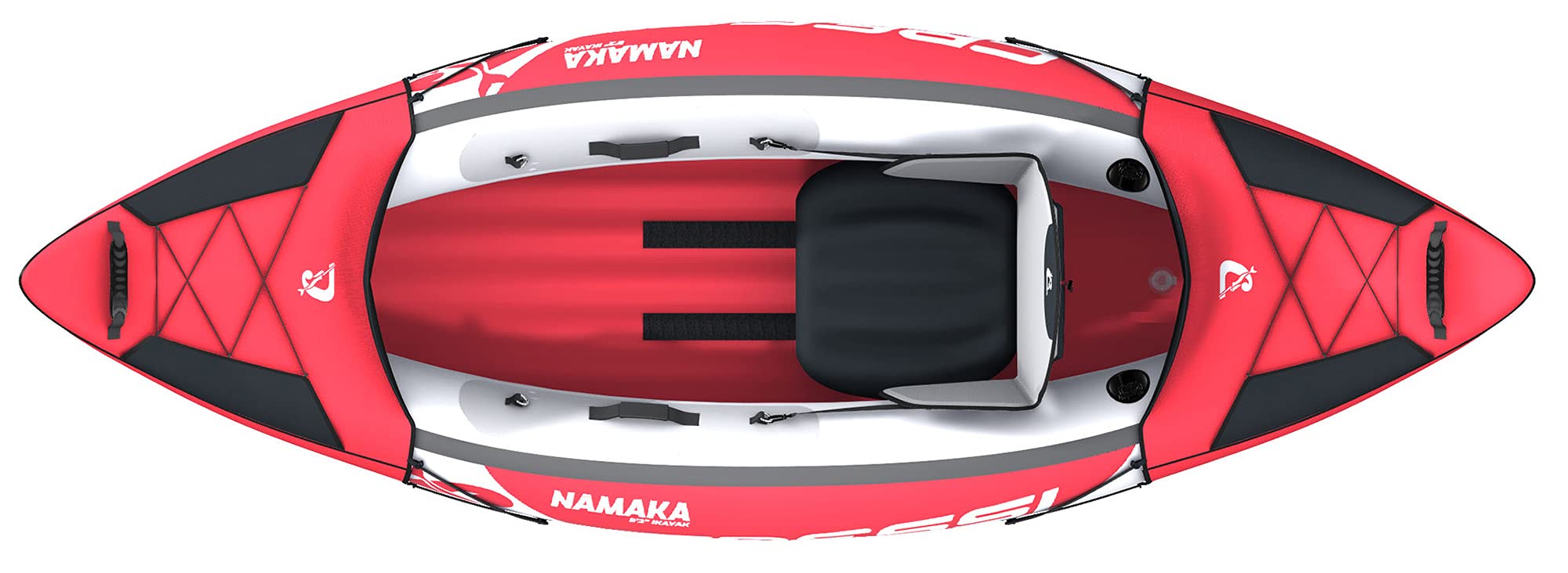 NAMAKA SINGLE SEAT IKAYAK SET RED 8'2''