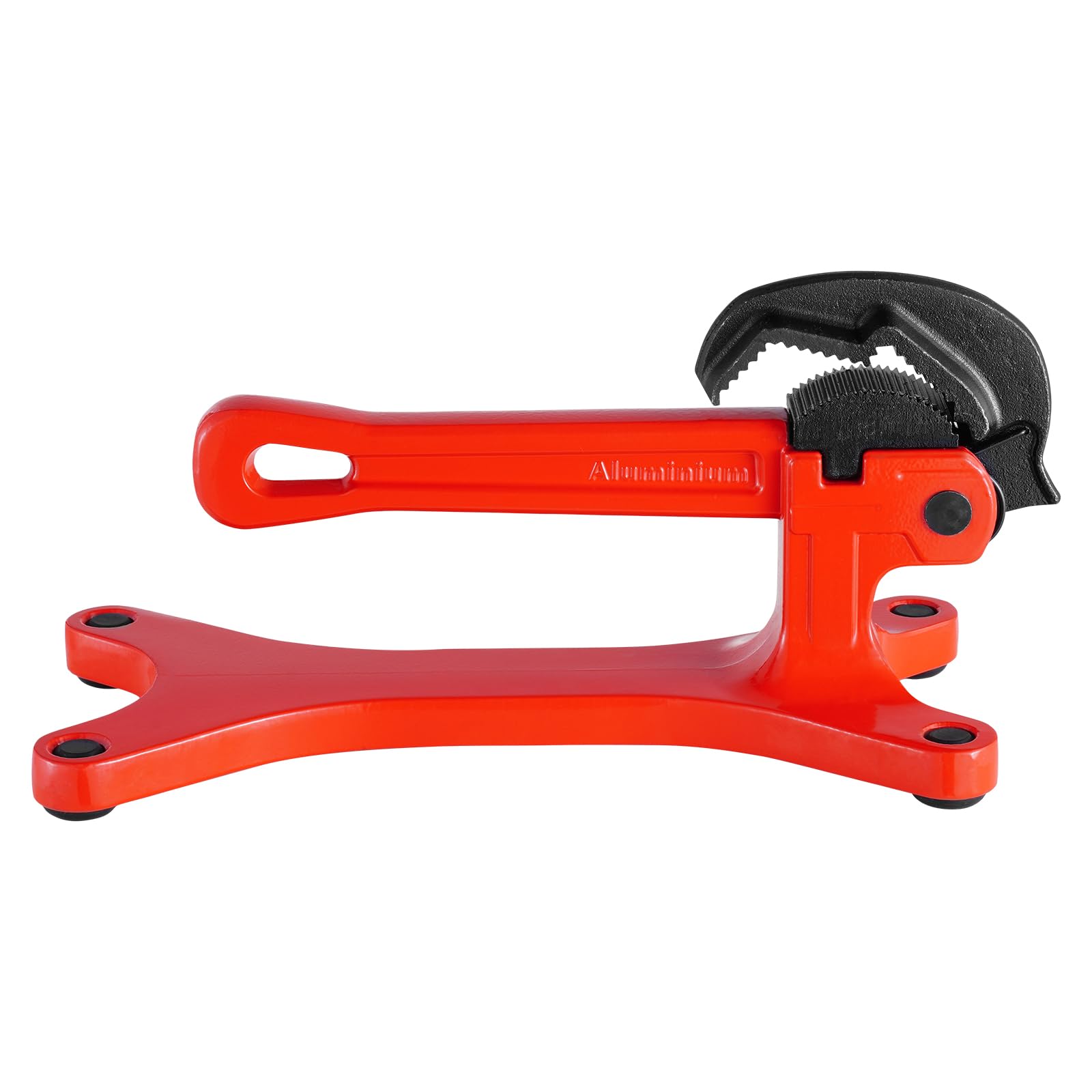 VEVOR Przenośne imadło do rur, lekkie aluminiowe imadło do rur o pojemności zaciskowej 1/20.3 cm do 1-1/5.1 cm, idealne do instalacji hydraulicznych na miejscu, naprawy i konserwacji