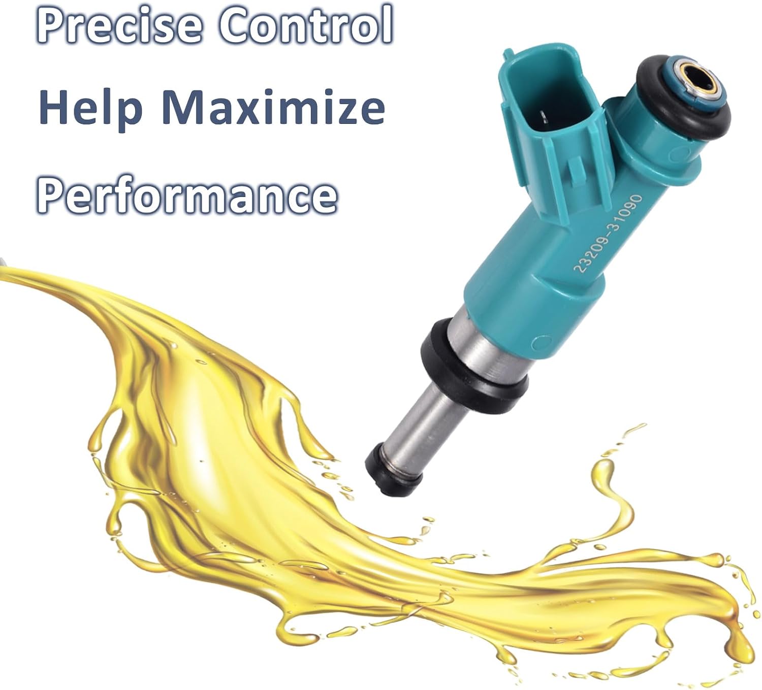 23209-31090 OE 2GR-FE 3.5L Fuel Injectors,Compatible with/Toyota Camry Highlander Sienna Avalon,Compatible with/Lexus 3.5 RX350 ES350 2012 2013 2014 2015 2016 2017 2018 |12 Holes| |Set of 6|