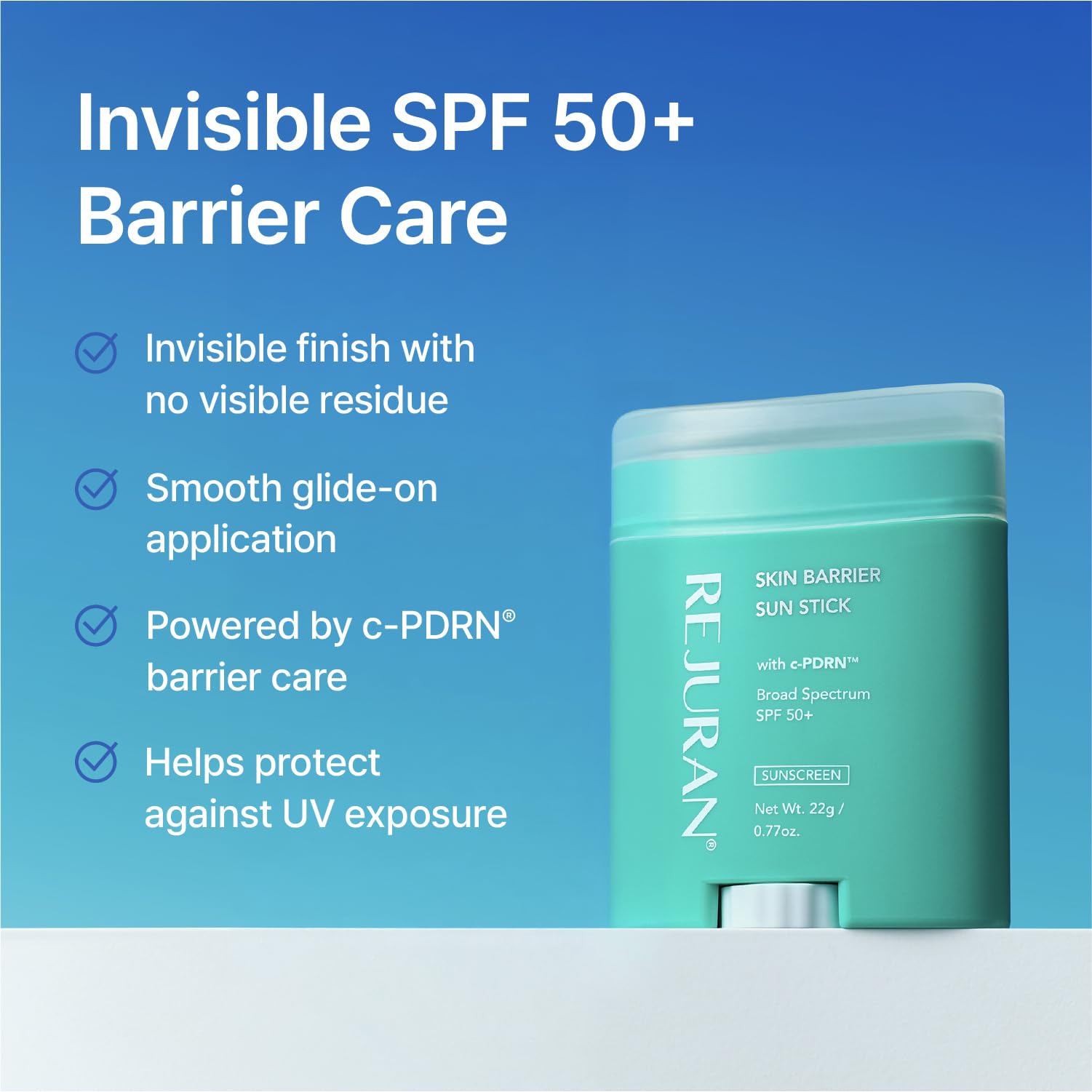 REJURAN Skin Barrier Sun Stick SPF 50+, c-PDRN® Daily Sunscreen, 0.77 oz