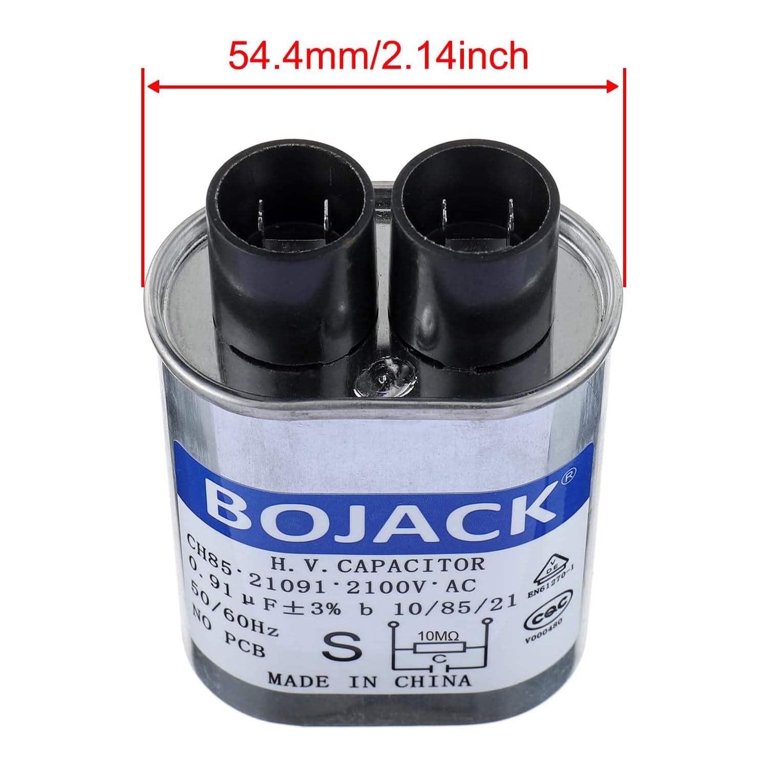 Amazon.com: BOJACK 2100V 0.91 uf Microwave Capacitor CH85