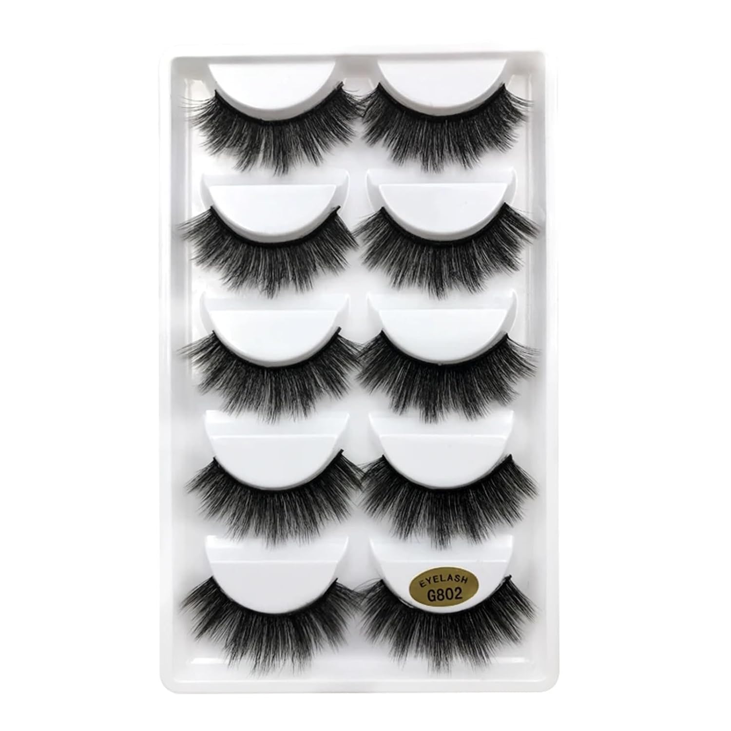 UAMOU Lashes 10 20 50 100 boxes natural 3D Mink Lashes Faux Cils Cilios Fluffy Fake Eyelashes wispy