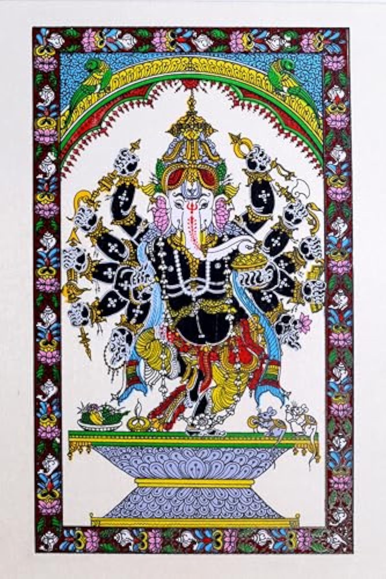 Traditional Indian Ganesha Wall Art