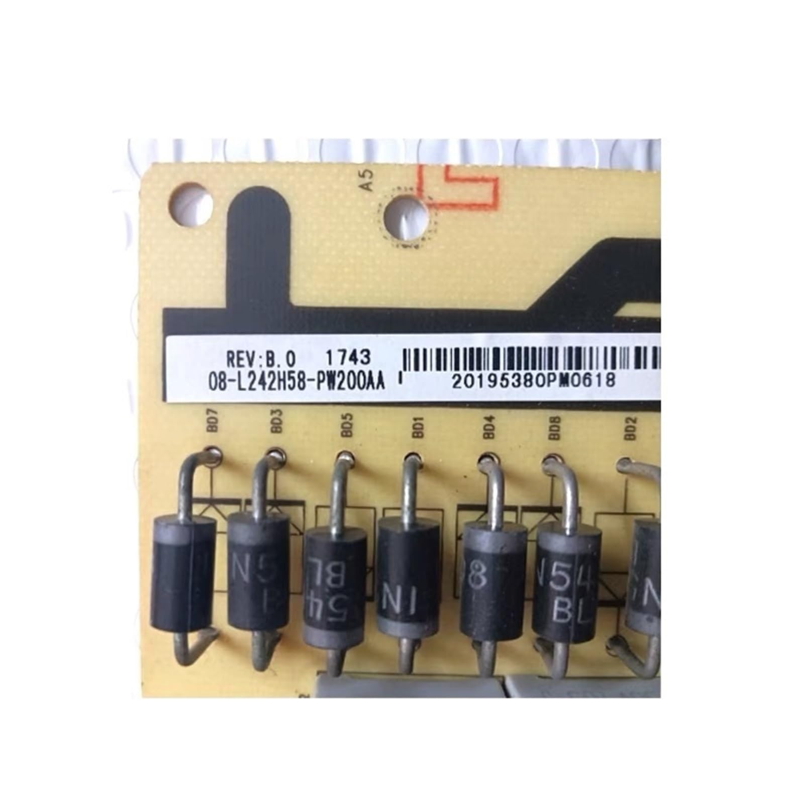 JQIBFXCS TV Motherboard Logic Board Inverter, Compatible for TCL, 65C7 65C2 65X3 65P9 TV Power Board 40-L202W8-PWB1CG/PWA1CG Suitable for TV Repairs.(08-L242H58)