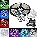 Price comparison product image Misslight LED Strips Set TopMax 5M 5050 RGB LED Strip lights with Remote Control 24 Keys Led RGB Controller with Power Supply 12V 3A LED Lights tubes Brand change to:Misslight