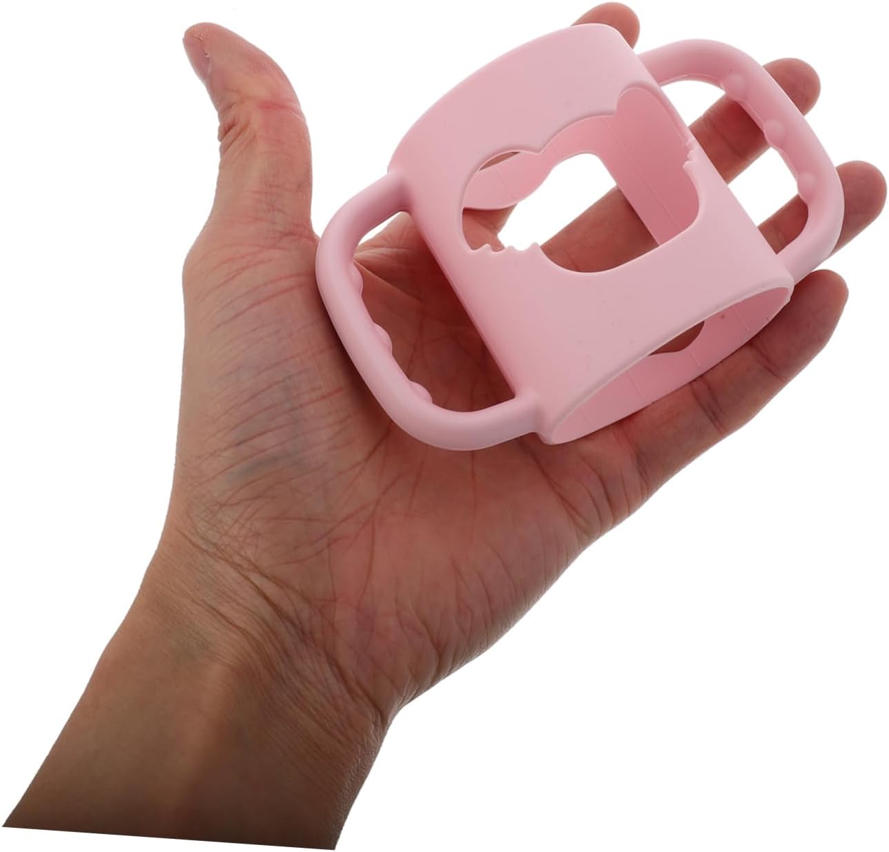 PRETYZOOM 4pcs Silicone Milk Bottle Handles Boon Compatible Dishwasher Safe Handles for Water Bottle and Milk