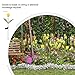 Uonlytech Solar Tulip Lamp Led Garden Lamp Tulip Shaped Outdoor Decor Easy Ground Insertion for Garden