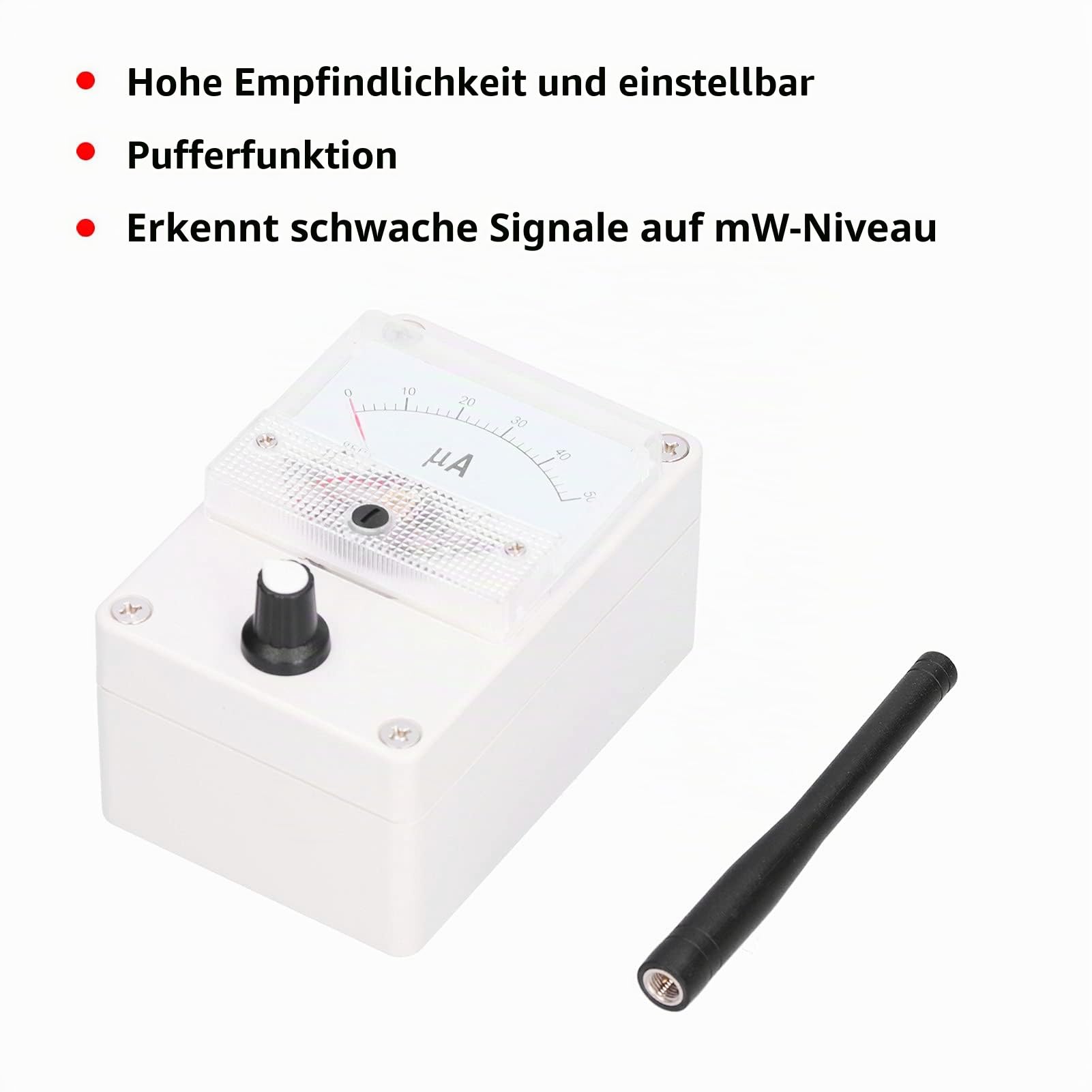 Feldstärkemessgerät, HF-Signalpegelmessgerät 100K-1000MHz Feldstärkeanzeige Für Funkantennenstrahlung