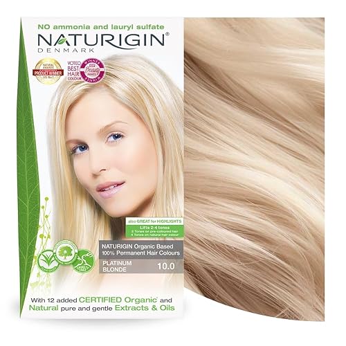 Naturigin coloración permanente para cabello, Rubio Platino