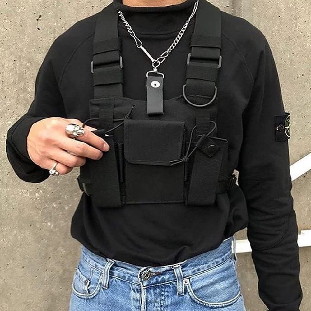 Wireless Chest Strap Vest Chest Rig Bag Adjustable Radio Vest