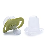 Vista 1 de JOOVY Chupete Airnoogie de 2 piezas, lima, mediano