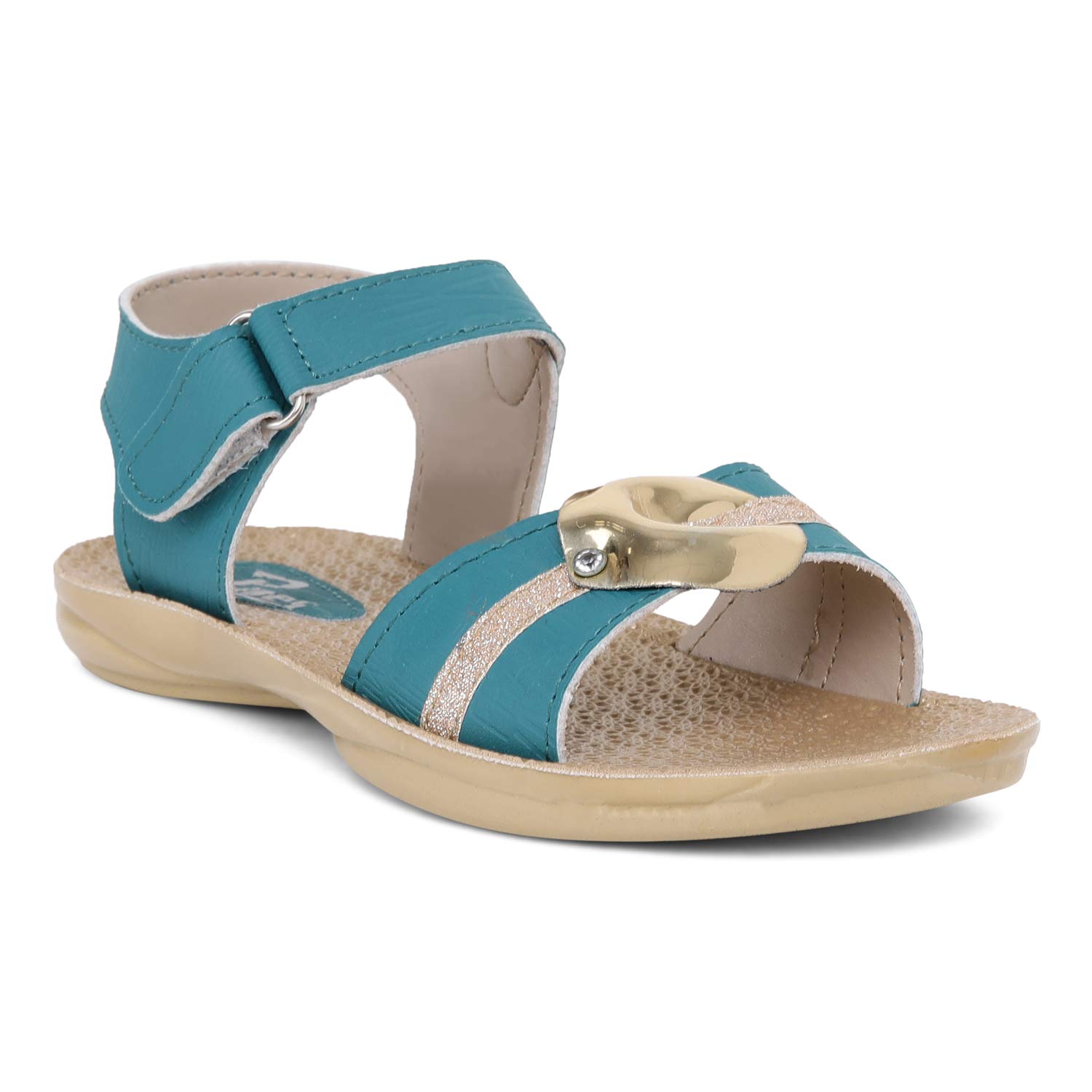 Buy PARAGON Girl's Turquoise Outdoor Sandals 1 Kids UK (33 EU