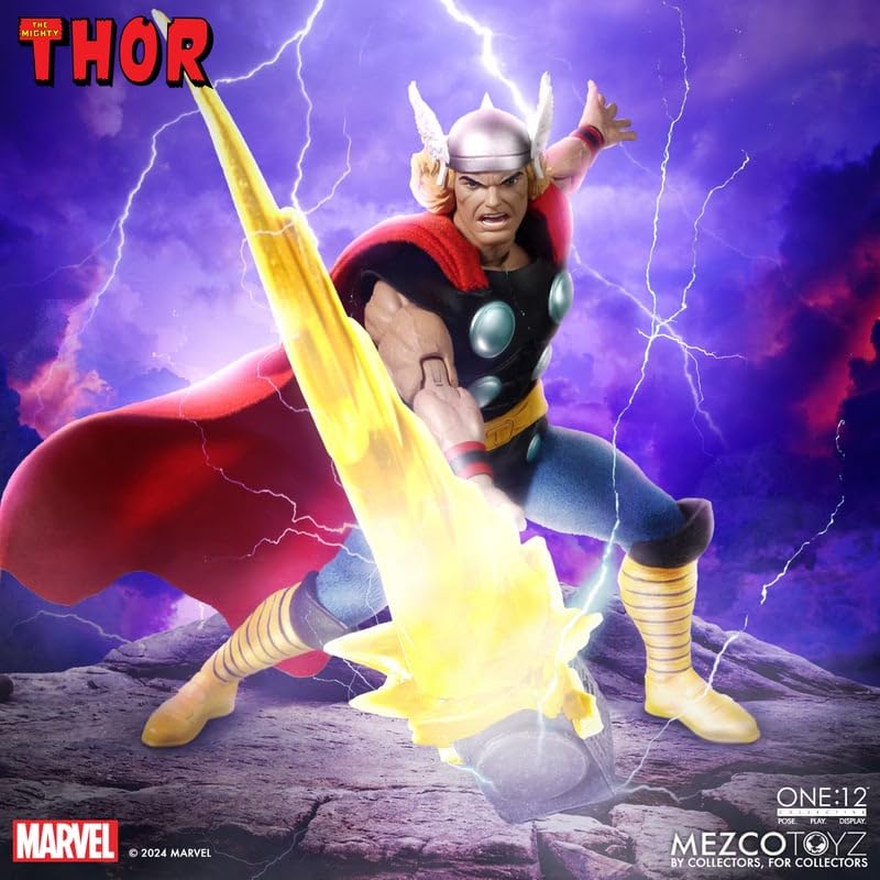 Mezco Toyz One:12 Collective Marvel Comics The Mighty Thor - Personaggio da collezione in scala 1:12