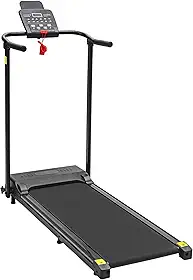 Esteira Elétrica Preta Dobrável Mile Fitness 110V Compacta e Silenciosa