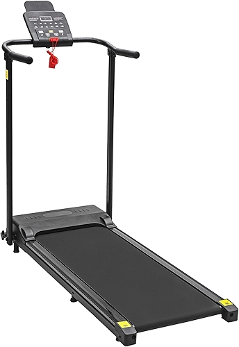 Esteira Elétrica Preta Dobrável Mile Fitness 220V Compacta e Silenciosa