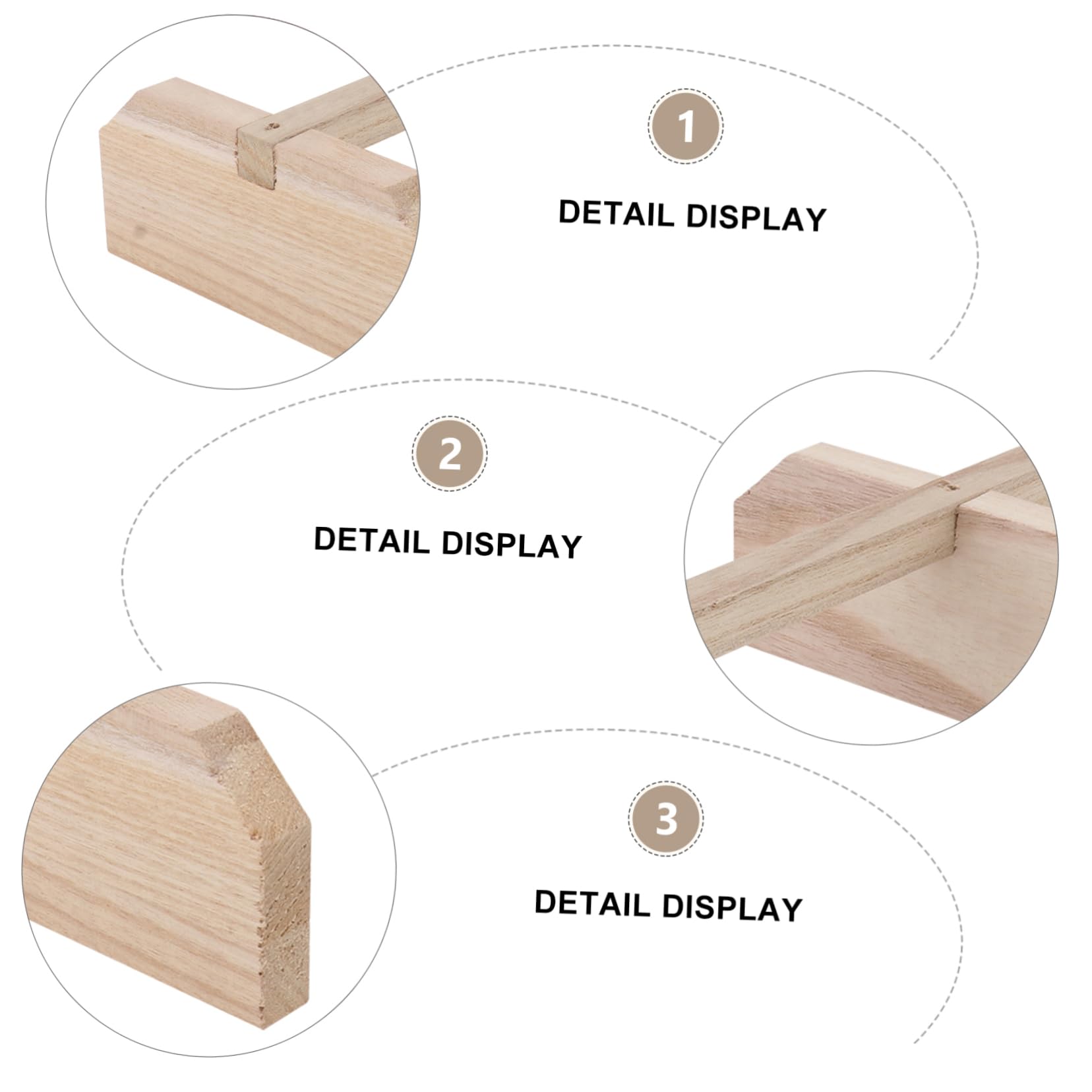 BESPORTBLE 2piezas Perch De Madera para Aves y Soporte Estable para Barra De Descanso para Aves Medianas y De Instalar y Usar