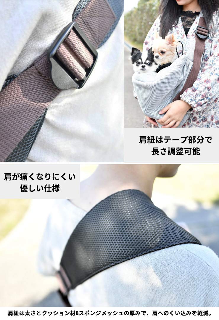 グレー ペットカート メッシュ わんわんカート スマートハンディ Safety ストライプグレー