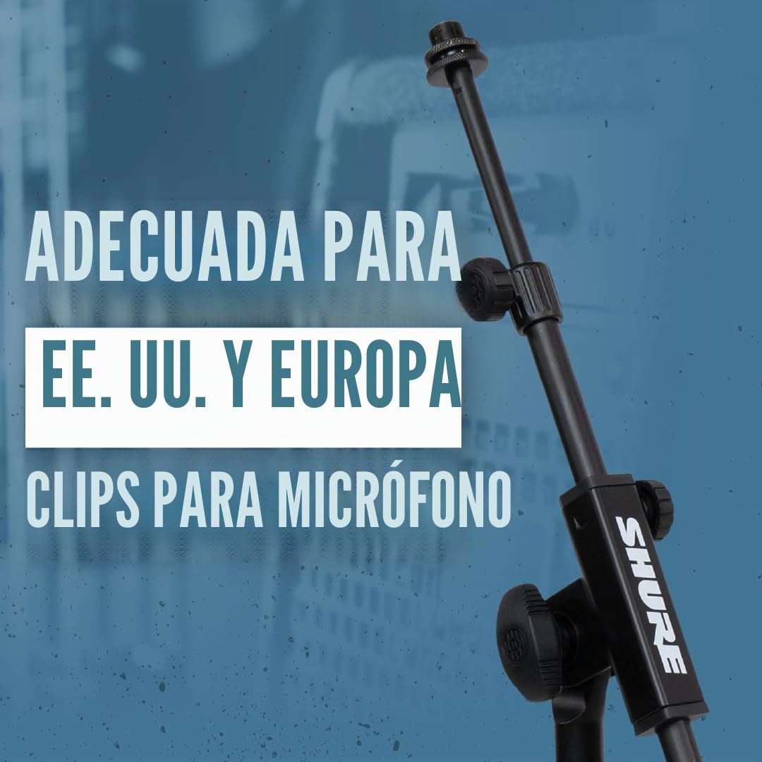 Shure by Gator Stage & Studio Series; Pie de trípode para micrófono Shure de perfil bajo con altura ajustable y brazo telescópico; (SH-TRIPODSTANDLP)
