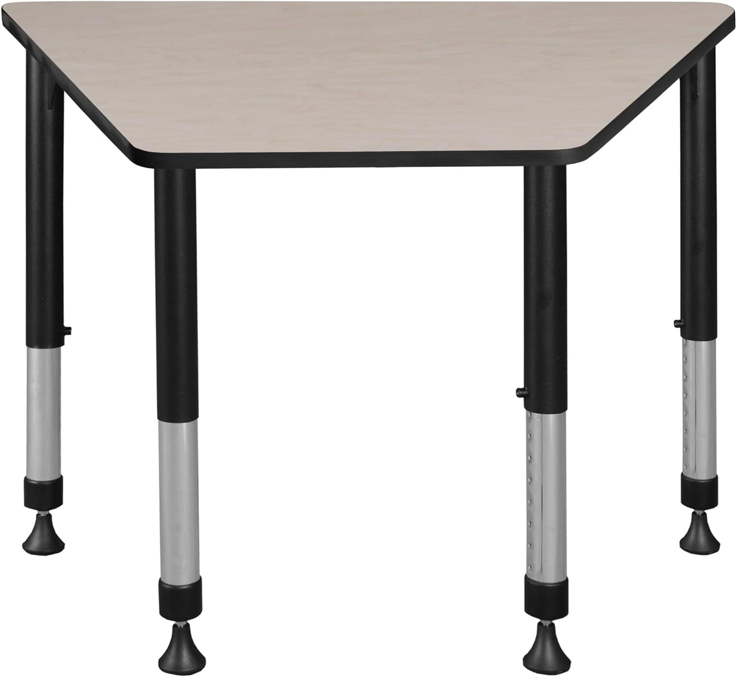 Regency 36 x 23 x 19 in Trapezoid Height Adjustable Kids Learning School Desk- Maple
