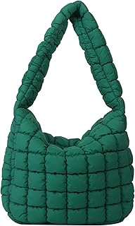 Puffer Tote Bag Women Quilted Shoulder Bags Puffy Bubble Pleated Purse Nylon Padding Cloud Crossbody Bag 2025 - Buy now