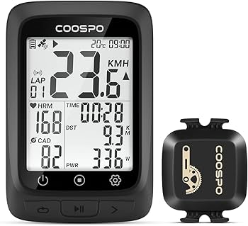 Amazon | COOSPO BC107 サイクルコンピュータ GPS サイコン ワイヤレス